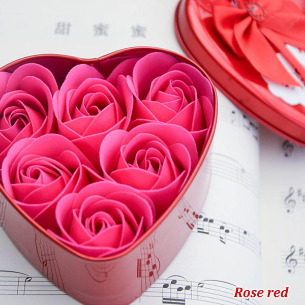 Såpe Rose Blomster Bjørn Gaveeske Bursdag Valentine Bryllupsgave rose red  one size 5f0b | rose red | one size | Fyndiq