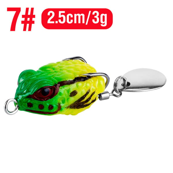 Utomhus Luya långväga åskgroda 2,5cm/3g minigroda träffar bl color G one size