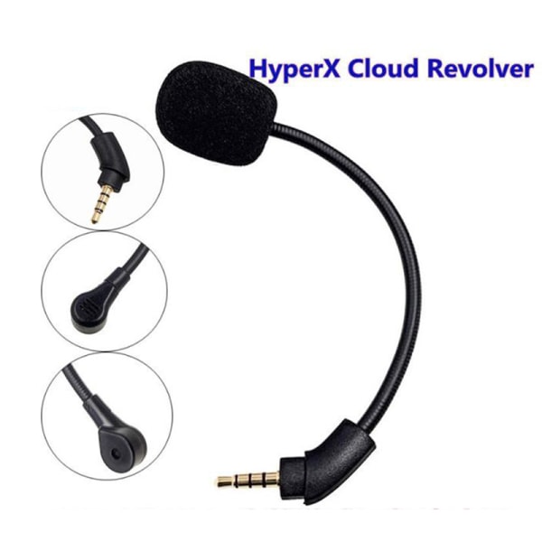 Erstatning Aux Game Microphone Gooseneck Mic til HyperX Cloud one size