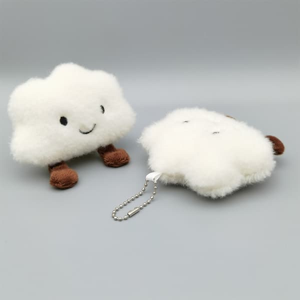 e Plys Cloud Keyring Kawaii Pendant Car Key Chain Pendant Plus 1pc