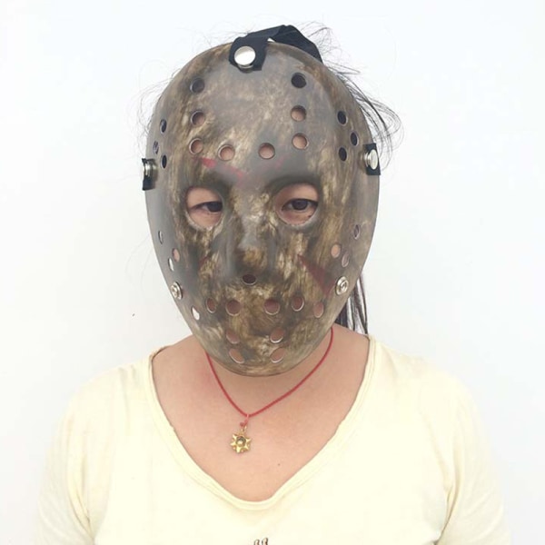 Jason Voorhees fredag den 13:e skräckfilmen Hockey Mask Hallow A15 one size