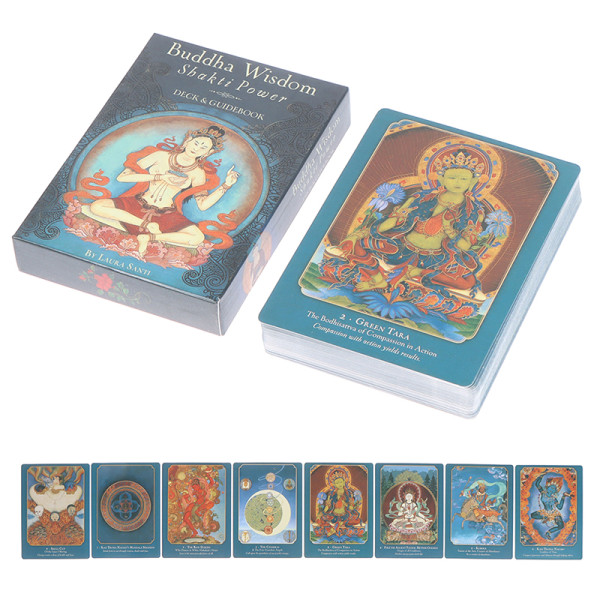 Buddha Wisdom Shakti Power Oracle Card Tarot Card Prophecy Divi Multicolor one size