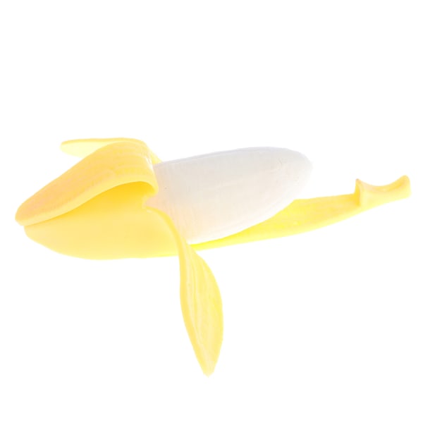 Elastisk simulering Banan Slow Rising Toy Stress Reliever Anti Yellow One size