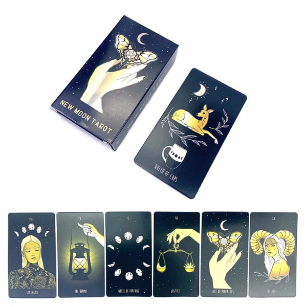 New Moon Tarot Card Prophecy -ennustuskannen perhejuhlalautakunta Multicolor one size