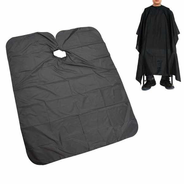 Voksen Frisør Kappekjole Frisørsalong Dekke Grooming Apron Un Black