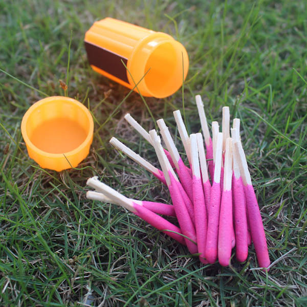 2x Utomhus vattentät Emergency Survival Lighter Kit Gear Storm one size