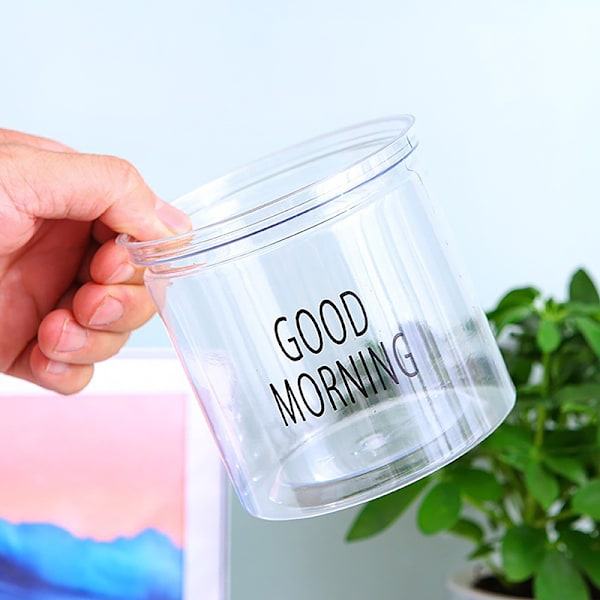 Mini Självbevattnande Blomkruka Plastkrukor Självbevattnande Kruka S