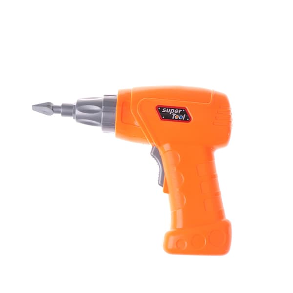 Gjør-det-selv-leker, elektrisk drill, skrumutter, demontering Creative Puzzle T Orange
