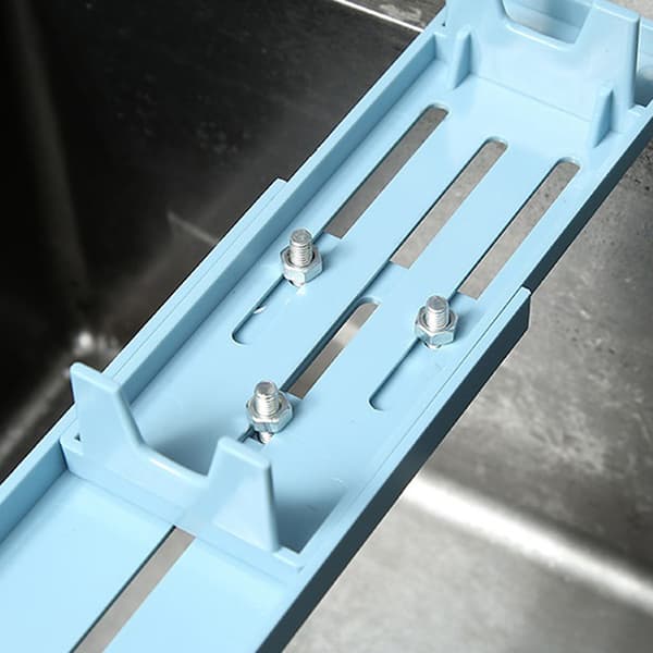 Bryne Knie Sliperstein Plate Justerbar Bryner Vask Blue