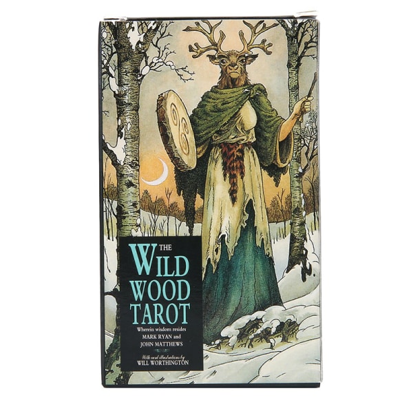Set Cards Wild Wood Tarot Cards Beginner Deck Vintage Fortune T Multicolor one size