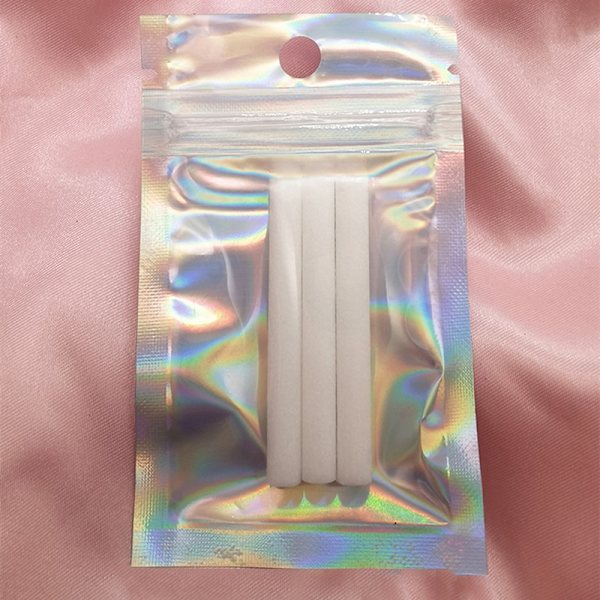 Quit Inhalator Stick Æterisk Olie Rustfrit Stål Personlig Diffuser Black 3pcs rod