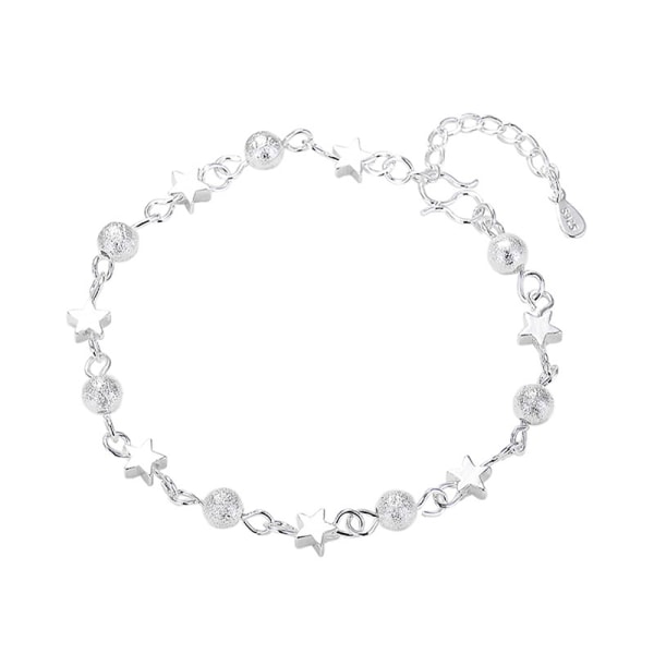 Fresh Star armbånd for kvinner personlighet runde perle armbånd White One Size
