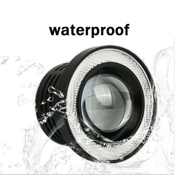 1* 3,5" Angel Eyes LED-tåkelys Bil SUV Universal White Drivin 3.5White light