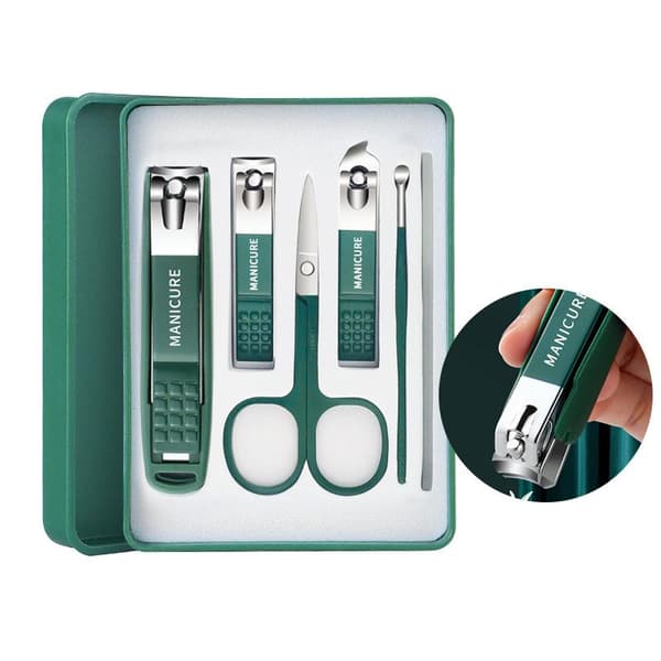 4/6PCS Nagelklippare Set Rostfritt Manikyr Pedikyr Kit 4Pcs