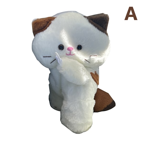 Plush Katt Axelväska Mjuk Valp Axelväska Pingvinväska W A