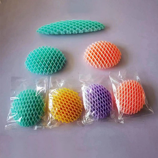 Worm Big Fidget -lelu Fidget Worm Purkaminen Muuntautuva Madon Kuusi Sivua A
