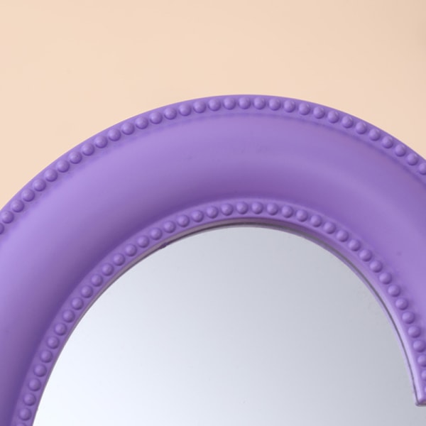 Webberømthed kosmetisk spejl dekorativt spejl pigehjertestuds Purple One size