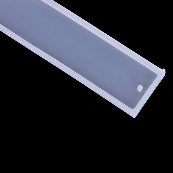 Rektangel Silikone Bogmærke Form DIY Making Epoxy Resin smykker