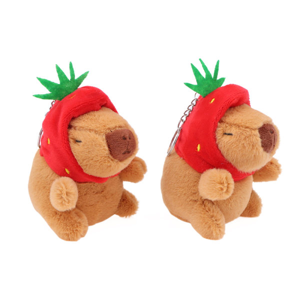 e Capybara pehmolelu marsunukke riipus avaimenperä laukku auto K A 1Pc