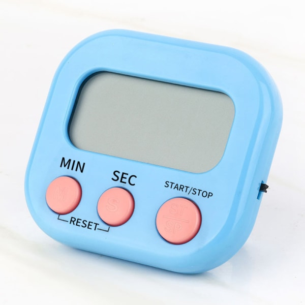 Timer Gym Kökspåminnelse Elektronisk timer Digitalt stoppur T Pink 71*22*63mm
