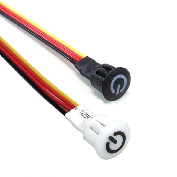 Smart Home Touch Sensor-knapp Dimbar kontroller 13 mm bryter Muticolor A