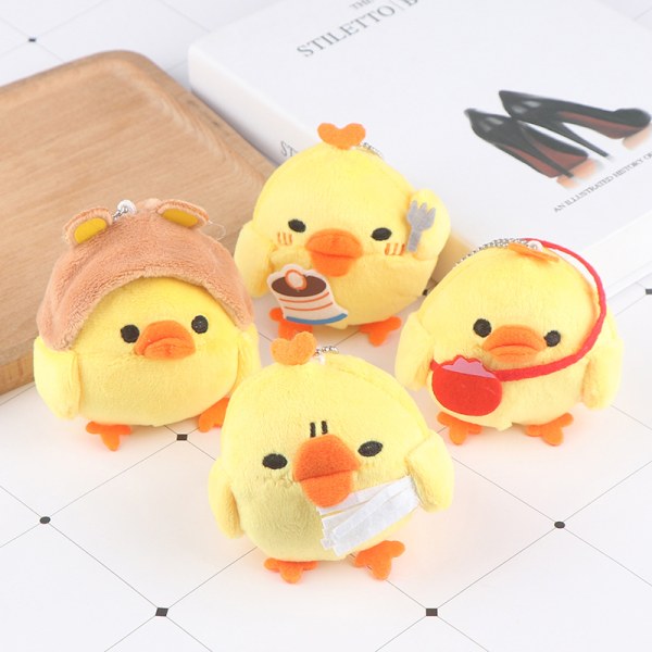 1 st fylld kycklingleksaksdocka Yellow one size