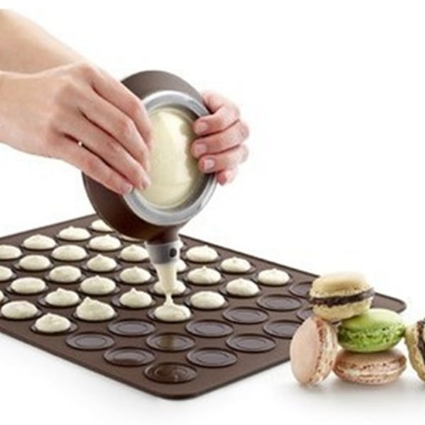 Bakmatta av silikon Stor dubbelsidig aron aroon Dessert DIY M