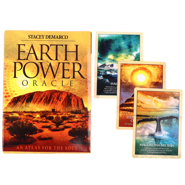 Earth Power Oracle Cards Tarot Prophecy Divination Deck Enterta Multicolor one size