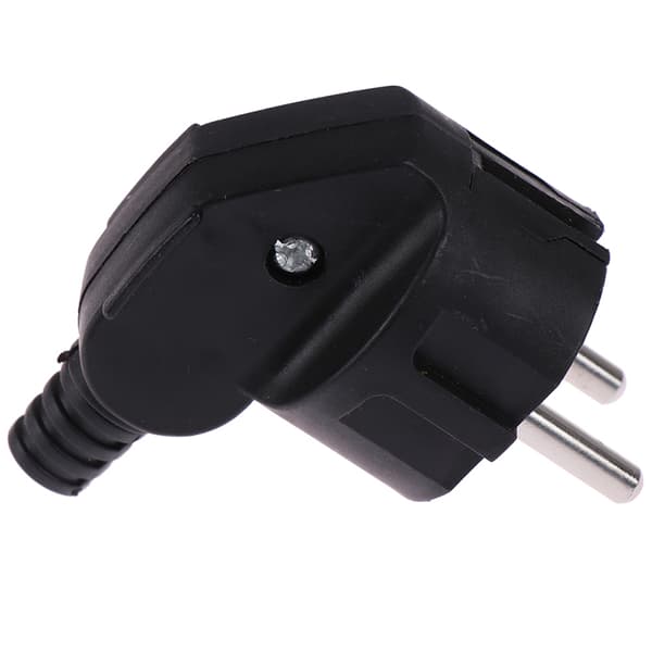 Eu AC Power Adapter Sokkel 16A 250V Koblingskabel Elektrisk Black One Size