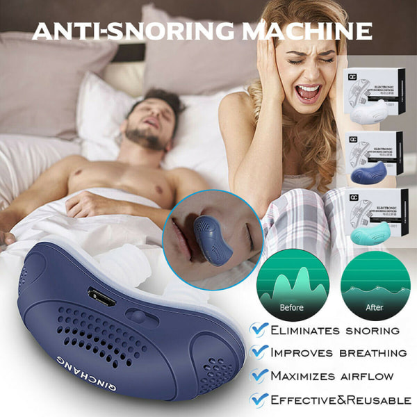 Sähköinen kuorsausta ehkäisevä elektroninen laite Sleep Stop S Green