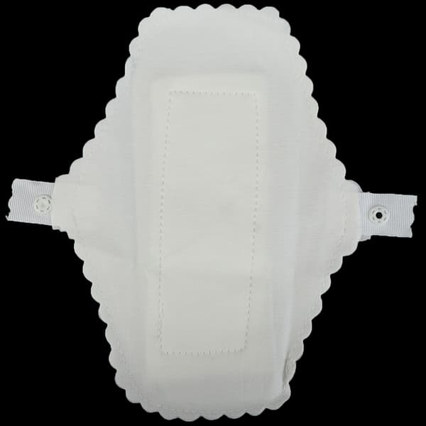 3 stk. genanvendelige menstruationsbind i bomuld til mænd one size