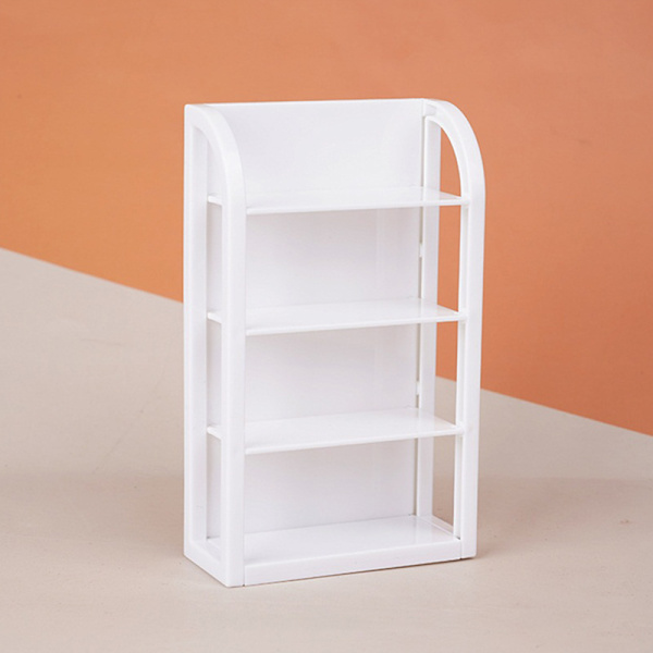 1:12 Dollhouse Miniatyyri hyllyteline Säilytysteline Super White oneszie
