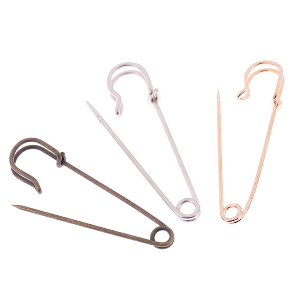 12 stk Large Heavy Duty Rustfrit Stål Big Jumbo Sikkerhedsnål Bla Bronze