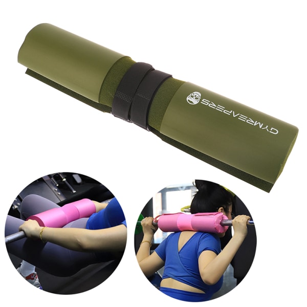 Vektløfting Barbell Pad Squat Protective Neck Shoulder Support Army green one size
