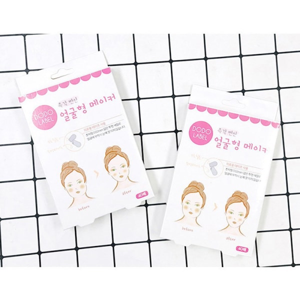 40 kpl V Shape Face Instant Face Beauty Lift Up Tapes Invisible 40 stickers