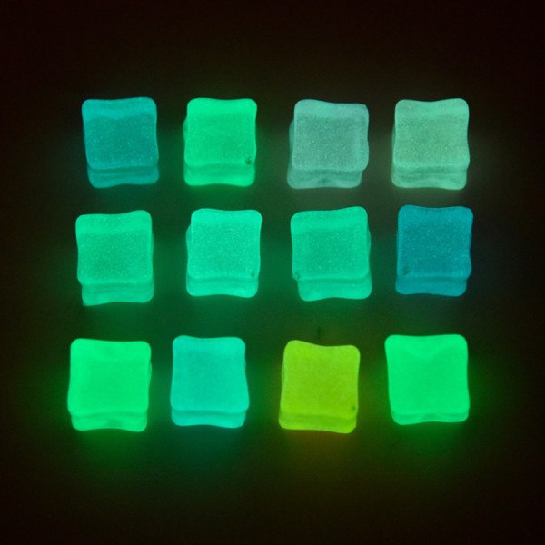 10 kpl Irisoiva Simulaatio Ice Cube Resin Ornament DIY Miniatu multicolor 10Pcs