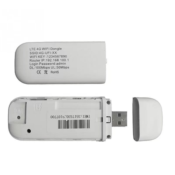 Højkvalitets USB 2,4 GHz 150 Mbps Modem Stick Portable Wireless W Black Onesize