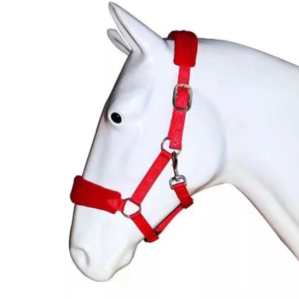 Polstret Pony Heste Grime Hovedtøj Hovedbøjle Krave Heste Rid Blue S bed9 |  Blue | S | Fyndiq
