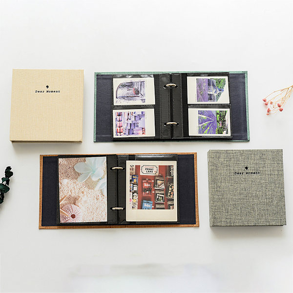 100 lommer 3 tommer fotoalbum bogbinder til Instax Mini 11 9 Grey