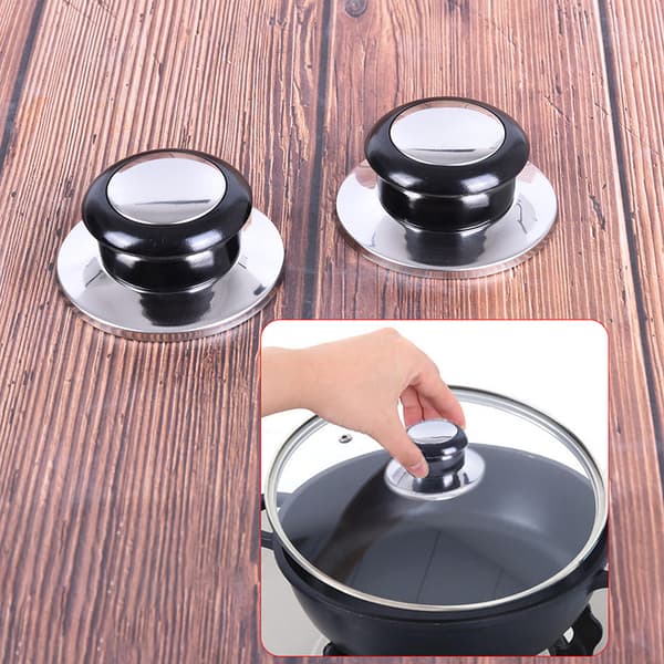 1st Universal Replacement Köksredskap Cover Pan Lock Lock Gr Black onesize