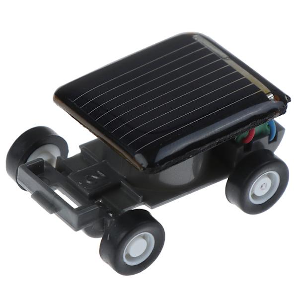 Solar Power Mini Toy Car Racer Educational Solar Powered Toy niin Black one size