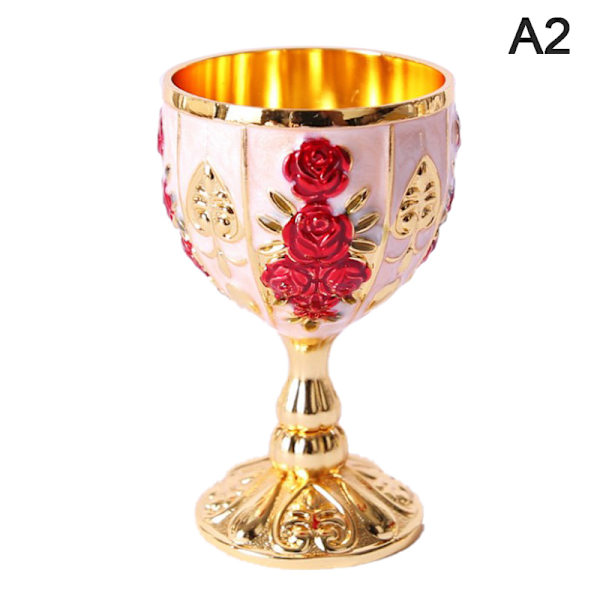 30ML Retro Creative Small Beverage Wine Cup Gold European Style Multicolor A2