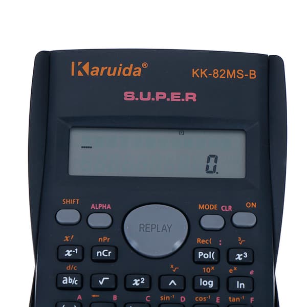 Handhållen multifunktions 2-rads display Digital LCD Scientific C Black onesize