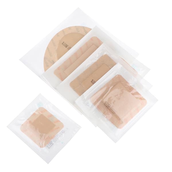 Silikone Gel Sårforbinding Klæbende Bandage Til Liggesår Tryk 10*10cm