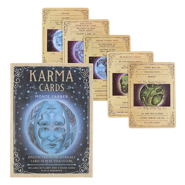 Karma Oracle-kort Tarot-kort Familiefest Prophecy Divination Orange one size