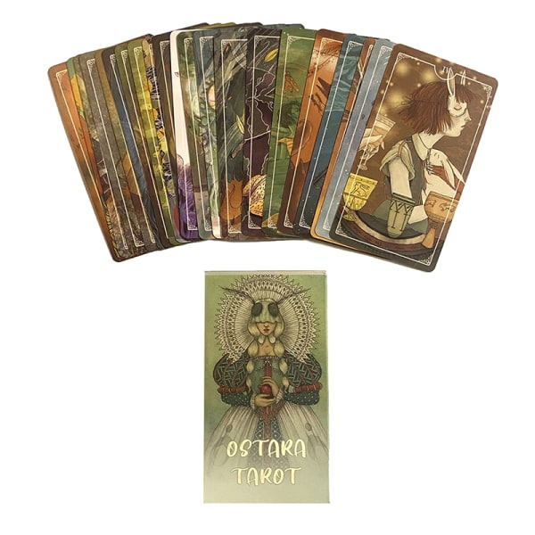 Ostara Tarot Card Prophecy Divination Deck Family Party Board G Colorful one size