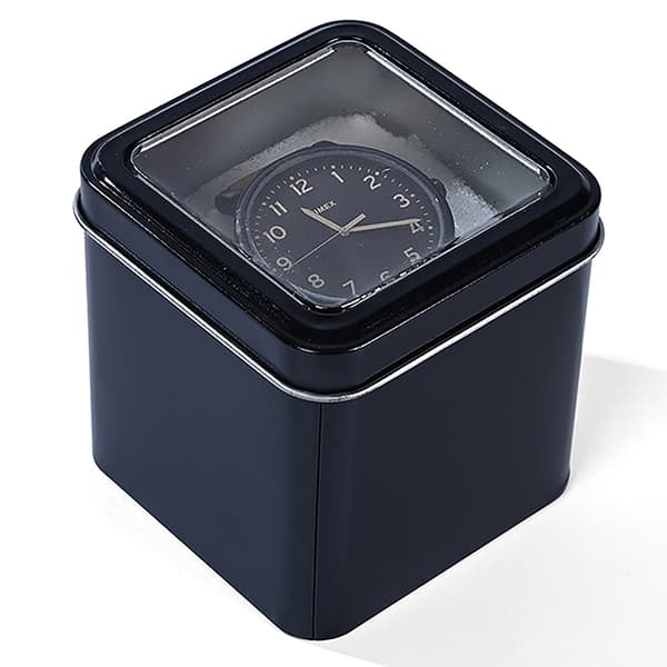 8 cm metall smycken display case med kudde Watch Organizer Box onesize