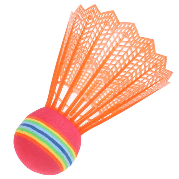12 STK Badminton EVA Regnbueballhode Nylon Badmintonfjær Random Color 12Pcs