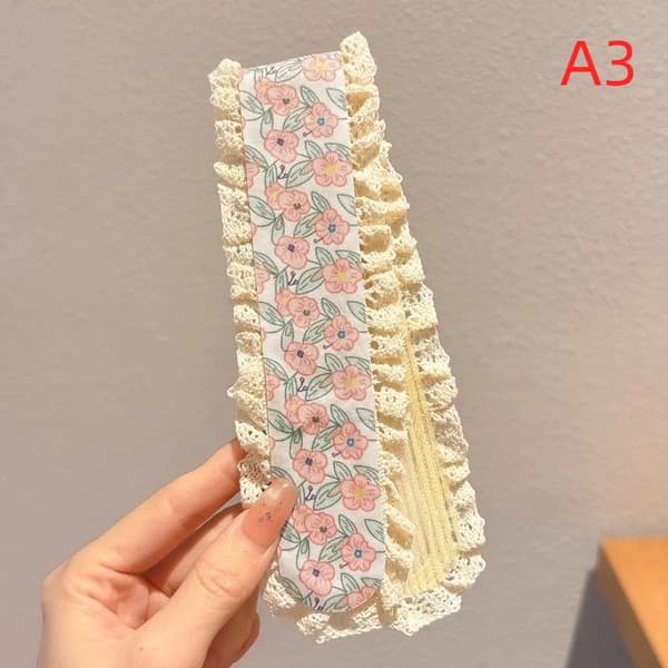 Söta blomster-babyhårband lugg flickor prinsesshåraccessoar A2