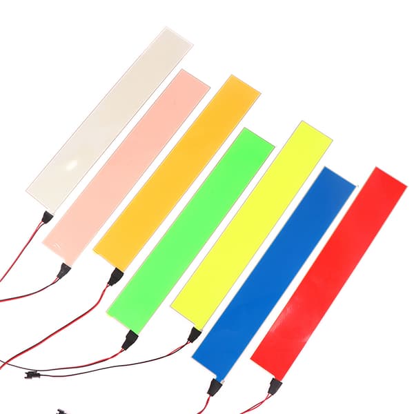 Fleksibel EL Light Panel Elektroluminescerende Baklys Strip Lam Green 1Pc